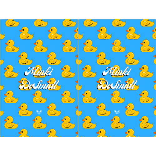 Laundry Bag with Duck Pattern (Available in 3 Colours)