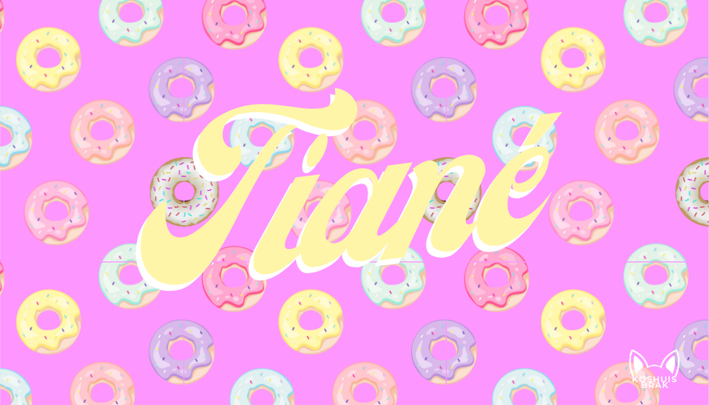 Donuts on Pink Pattern l Summer Towel