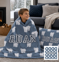 Kids Combo l Fleece Blanket & Pillowcase l Polar Bears