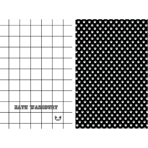 Duvet Cover with Paw Pattern (Available in 3 Colours)