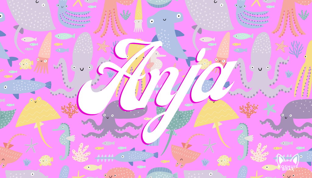 Sea Animals on Pink Pattern l Summer Towel