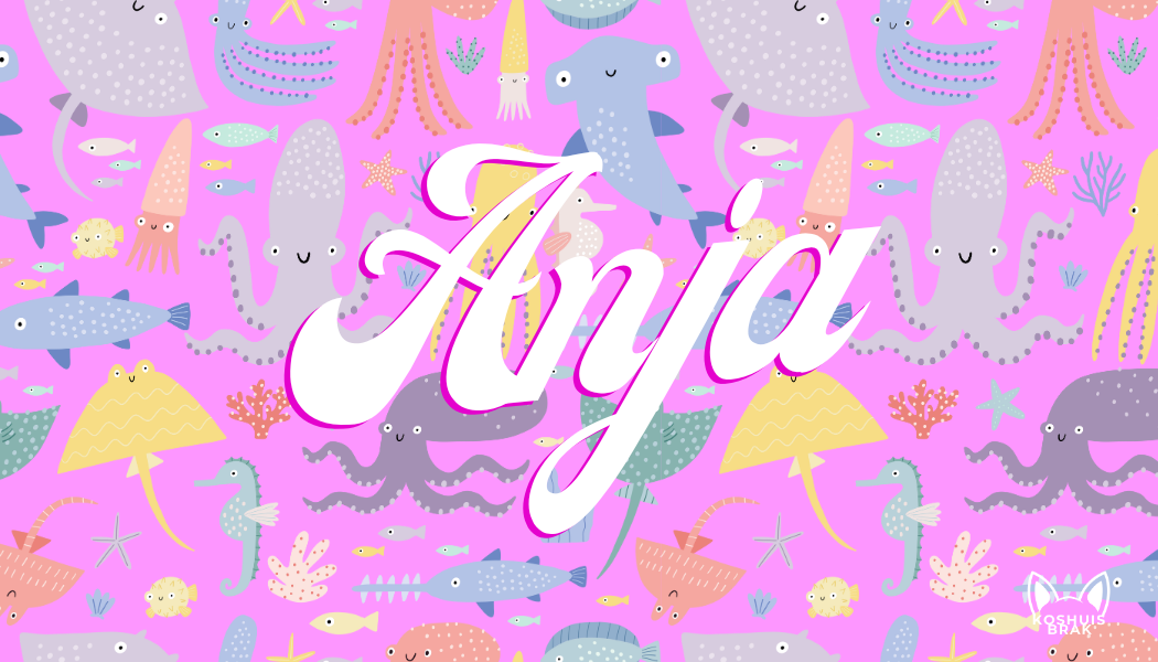 Sea Animals on Pink Pattern l Summer Towel