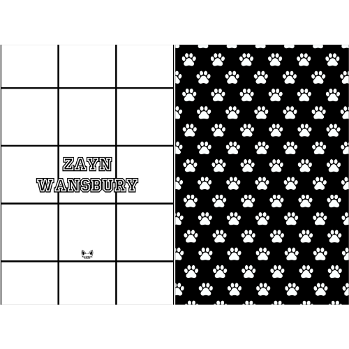 Laundry Bag with Paw Pattern (Available in 3 Colours)