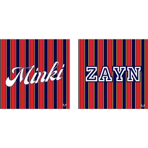 Fleece Blanket with Vertical Striped Pattern (Available in 9 Colours)