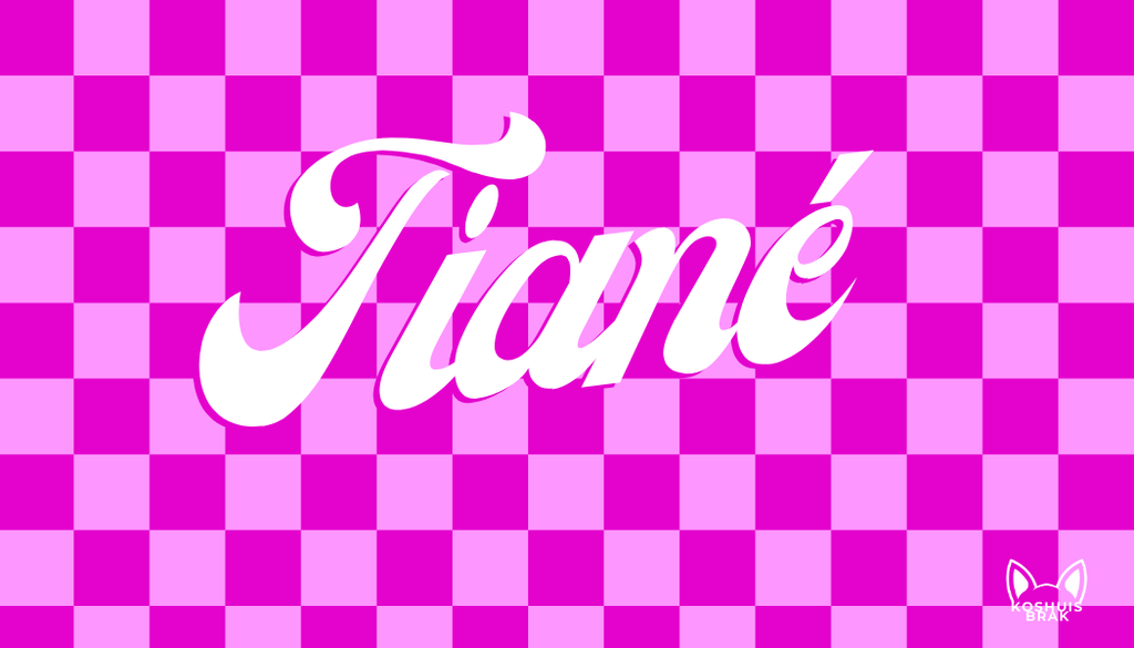 Purple Checkered Pattern l Summer Towel