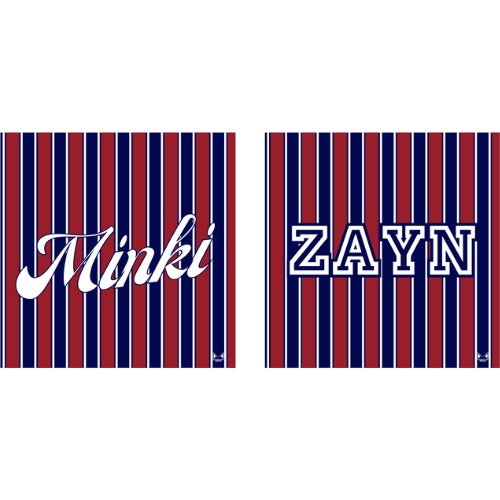 Fleece Blanket with Vertical Striped Pattern (Available in 9 Colours)