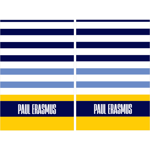 Laundry Bag with Horizontal Stripes (Available in 2 Colours)