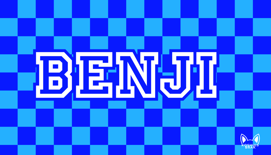 Blue Checkered Pattern l Summer Towel