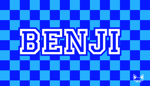 Blue Checkered Pattern l Summer Towel