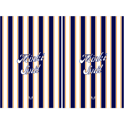 Laundry Bag with Vertical Striped Pattern (Available in 9 Colours)