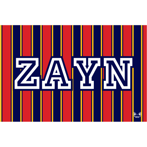 Towel with Vertical Striped Pattern (Available in 9 Colours)