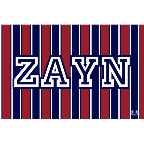 Towel with Vertical Striped Pattern (Available in 9 Colours)