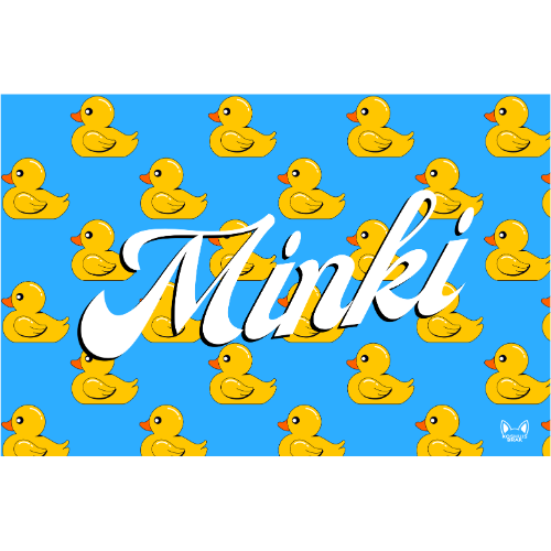 Towel with Duck Pattern (Available in 3 Colours)