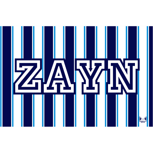 Towel with Vertical Striped Pattern (Available in 9 Colours)