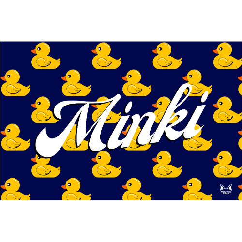 Towel with Duck Pattern (Available in 3 Colours)