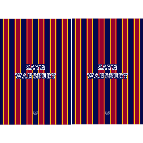 Laundry Bag with Vertical Striped Pattern (Available in 9 Colours)