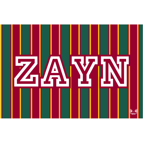 Towel with Vertical Striped Pattern (Available in 9 Colours)