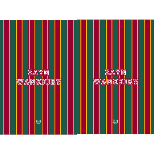 Laundry Bag with Vertical Striped Pattern (Available in 9 Colours)