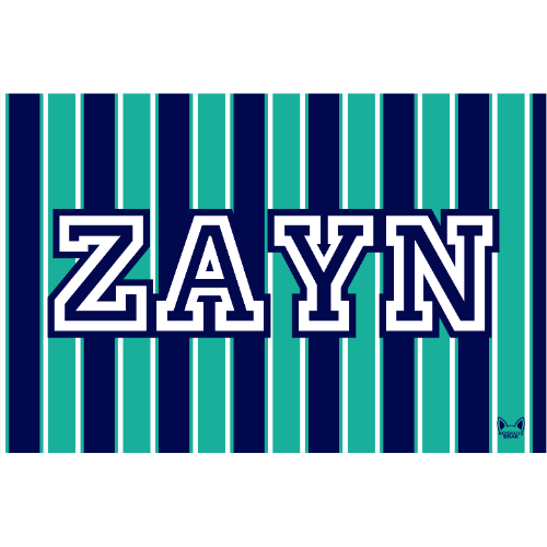 Towel with Vertical Striped Pattern (Available in 9 Colours)