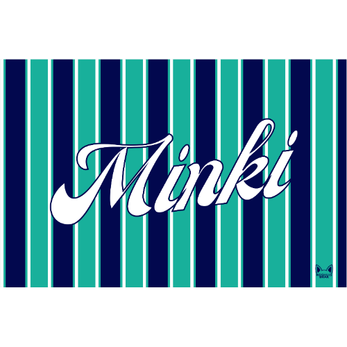 Towel with Vertical Striped Pattern (Available in 9 Colours)