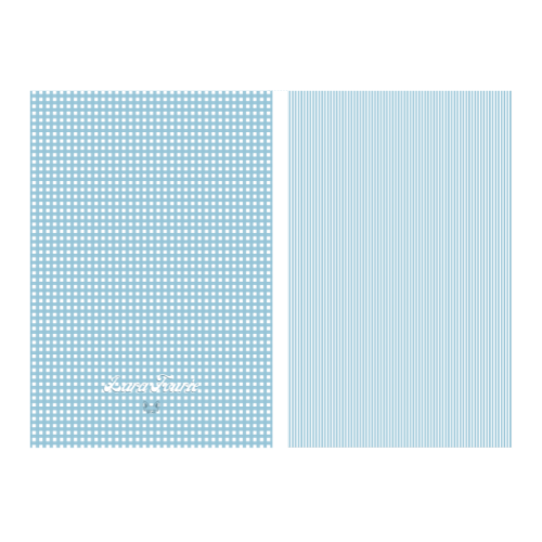 Duvet Cover with Pastel Gingham Pattern (Available in 4 Colours)