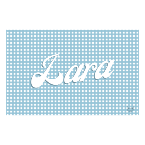 Towel with Pastel Gingham Pattern (Available in 4 Colours)