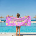 Donuts on Pink Pattern l Summer Towel