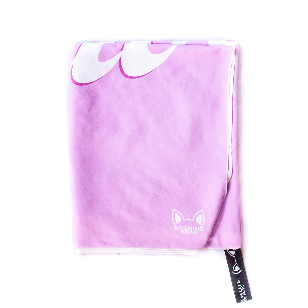 Towel with Plain & Single Left-Stripe Pattern (Available in 6 Colours)