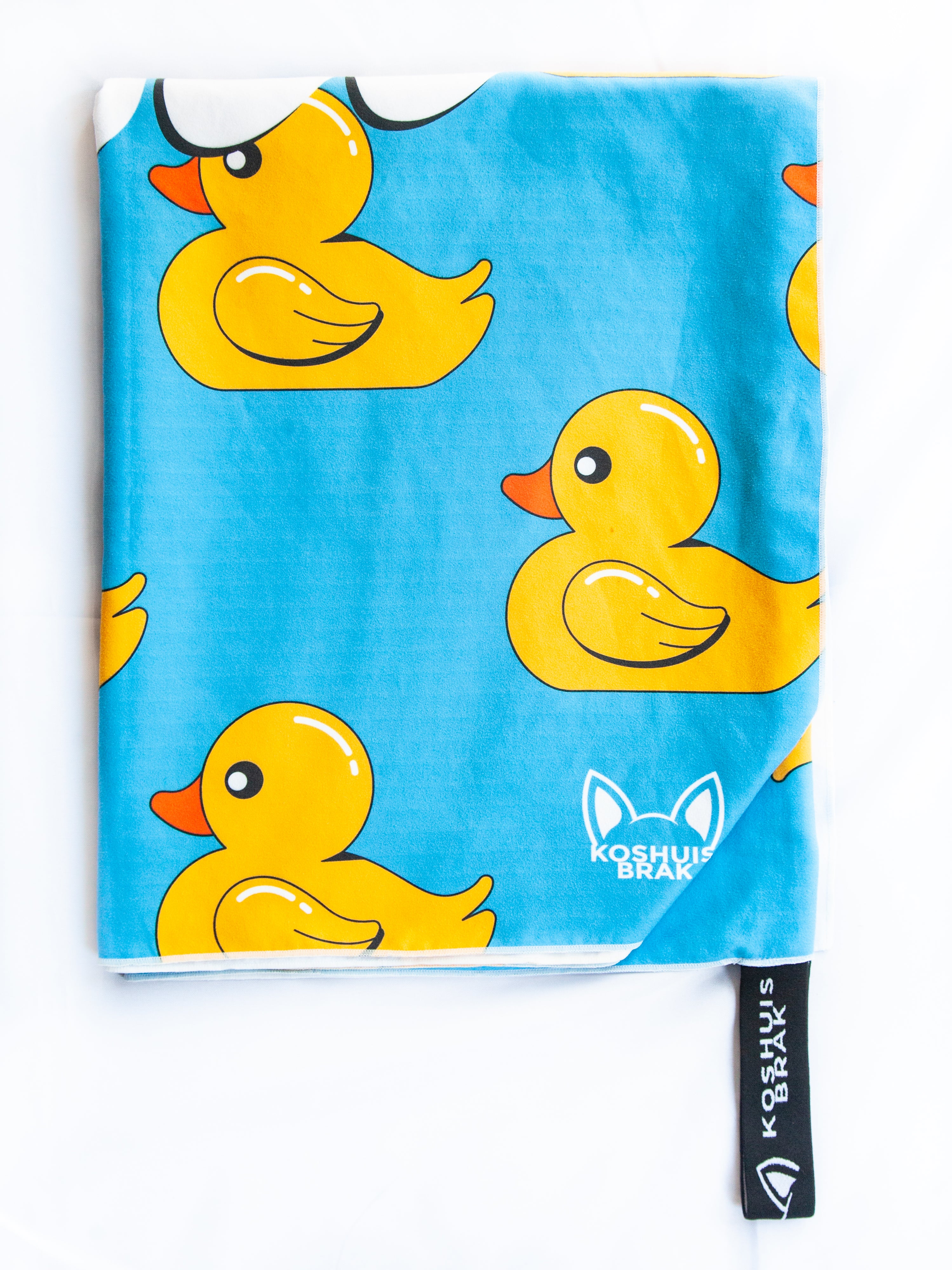 Towel with Duck Pattern (Available in 3 Colours)