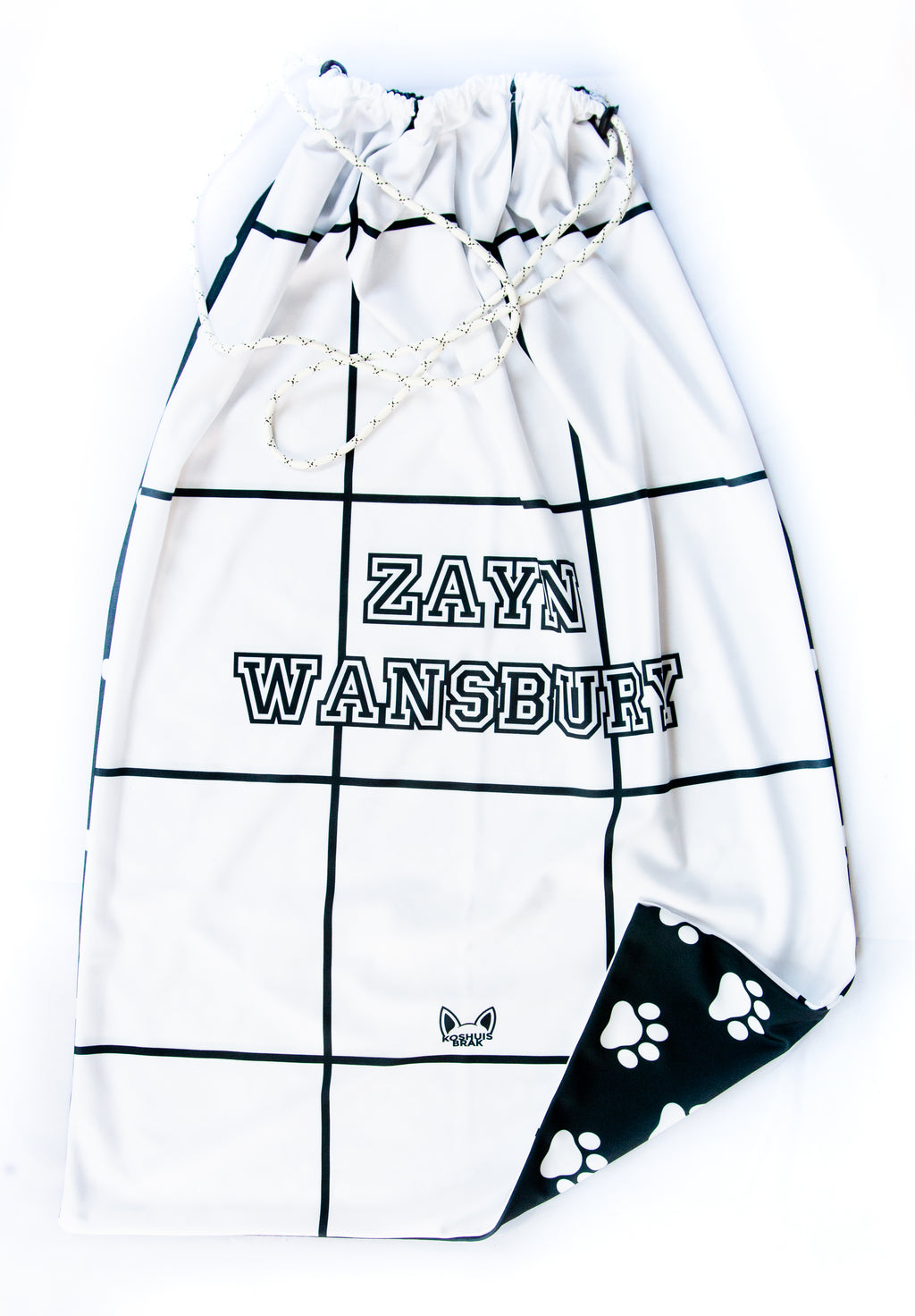 Laundry Bag with Paw Pattern (Available in 3 Colours)