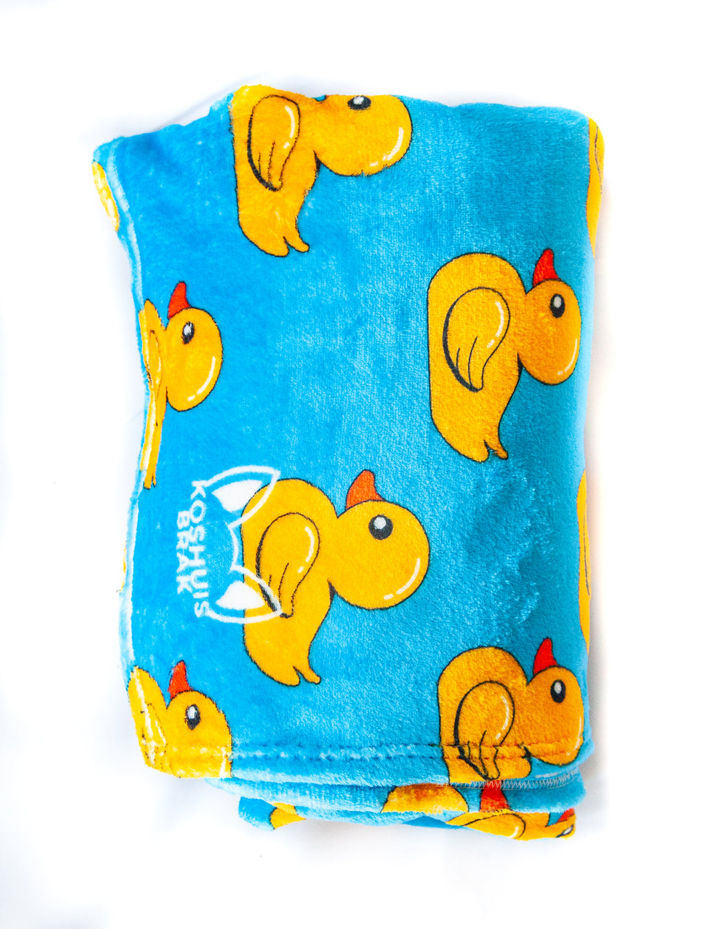 Fleece Blanket with Duck Pattern (Available in 3 Colours)