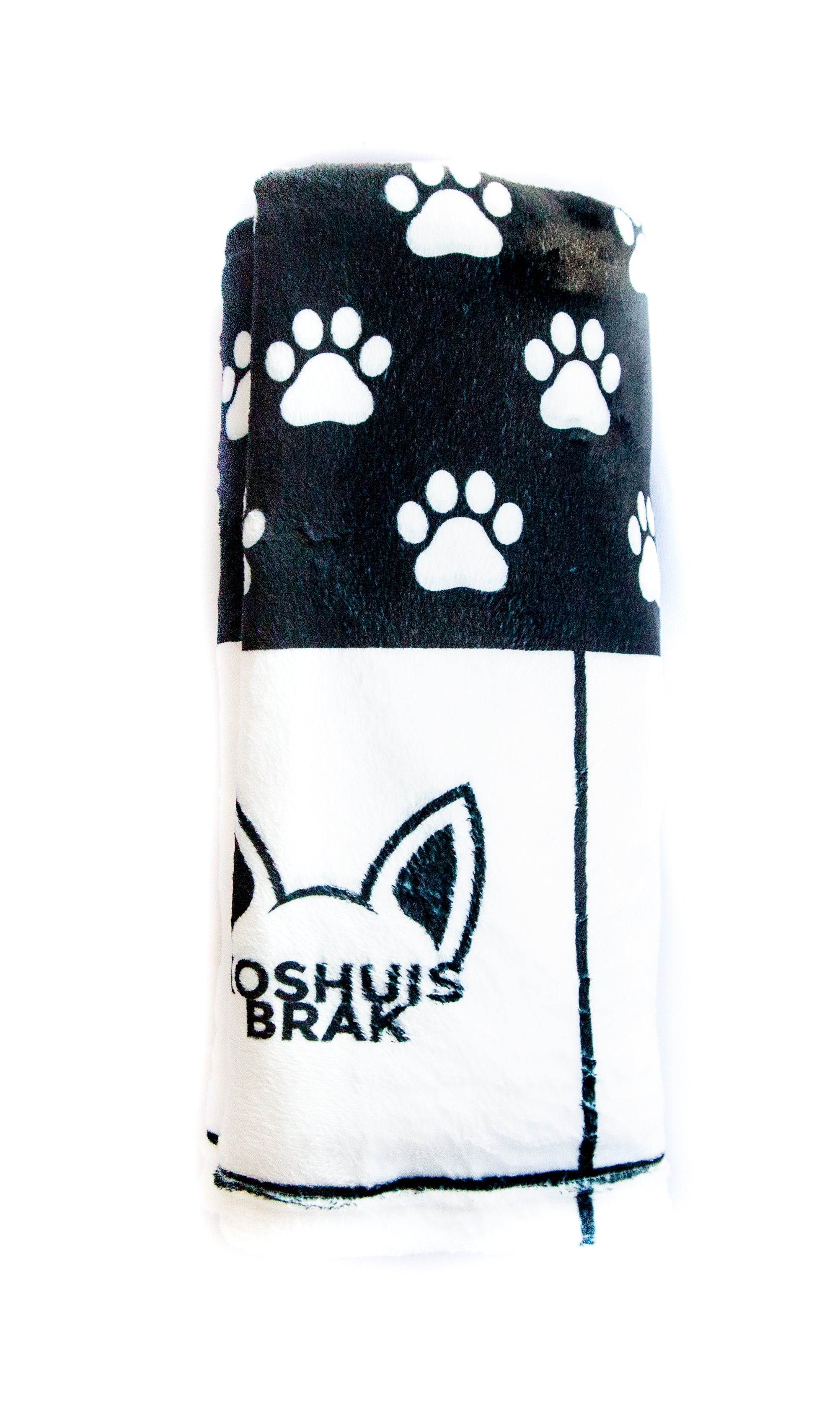 Fleece Blanket with Paw Pattern (Available in 3 Colours)