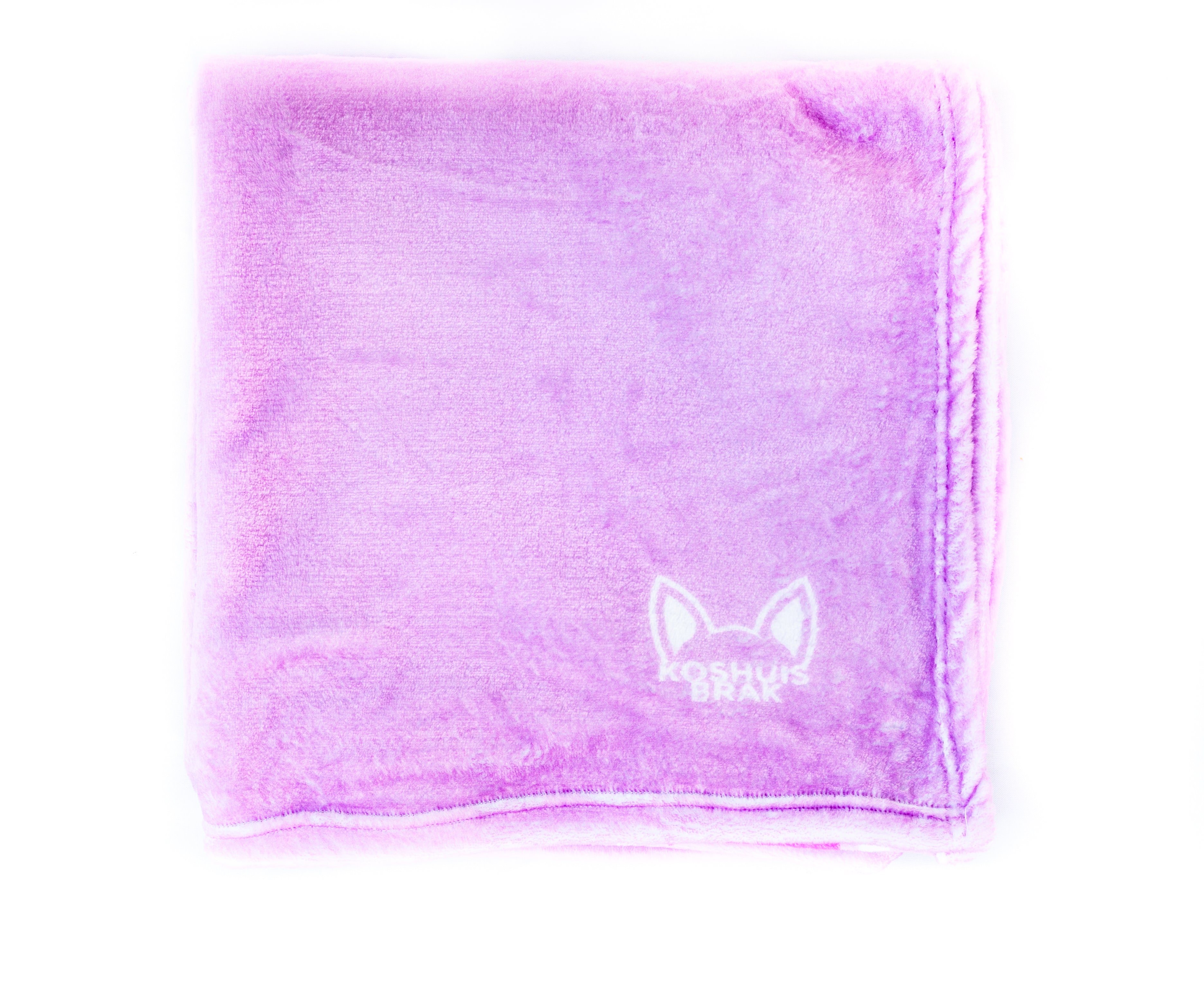 Fleece Blanket with Plain & Single Left-Stripe Pattern (Available in 6 Colours)