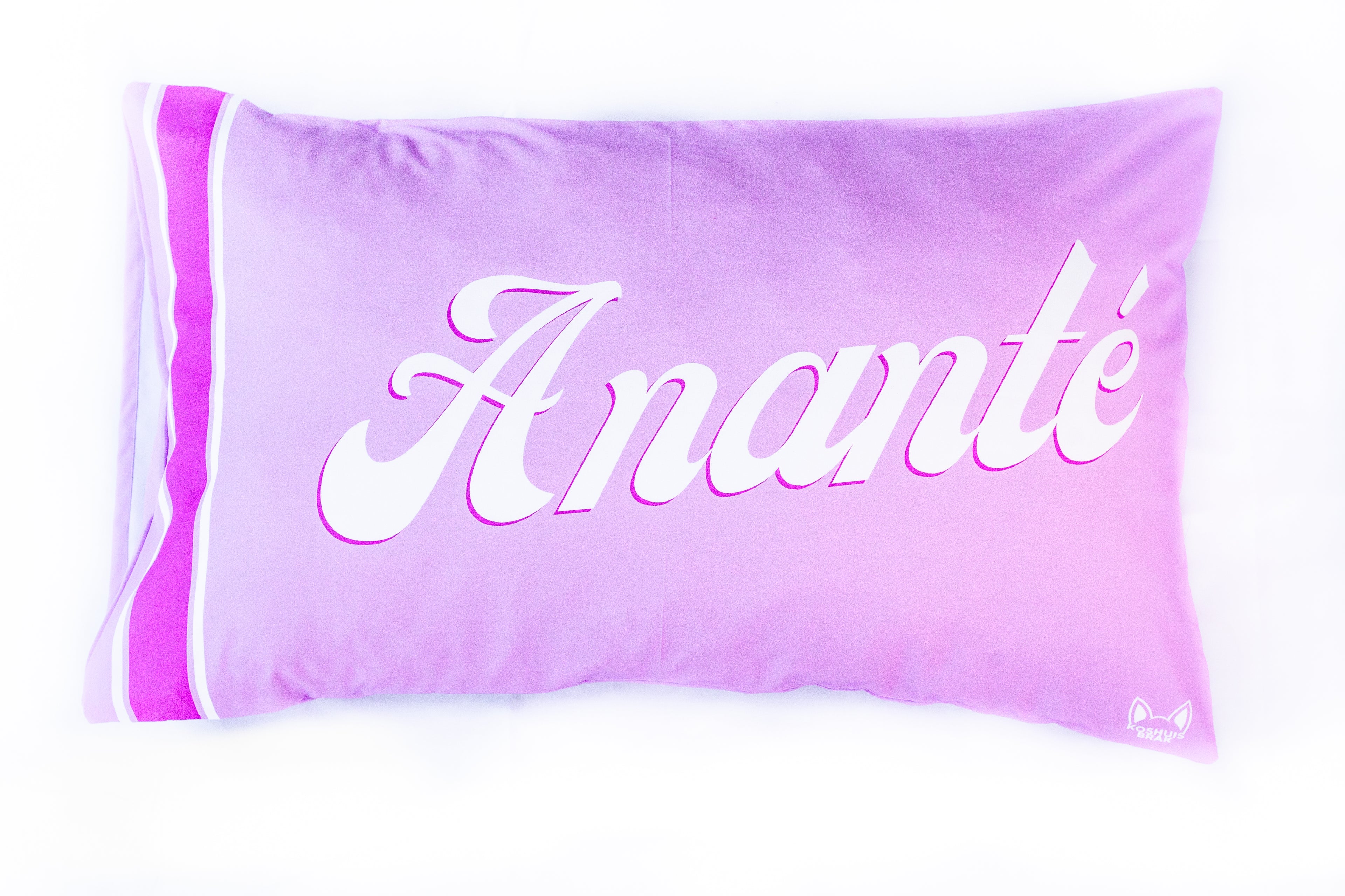 Pillowcase with Plain & Single Left-Stripe Pattern (Available in 6 Colours)