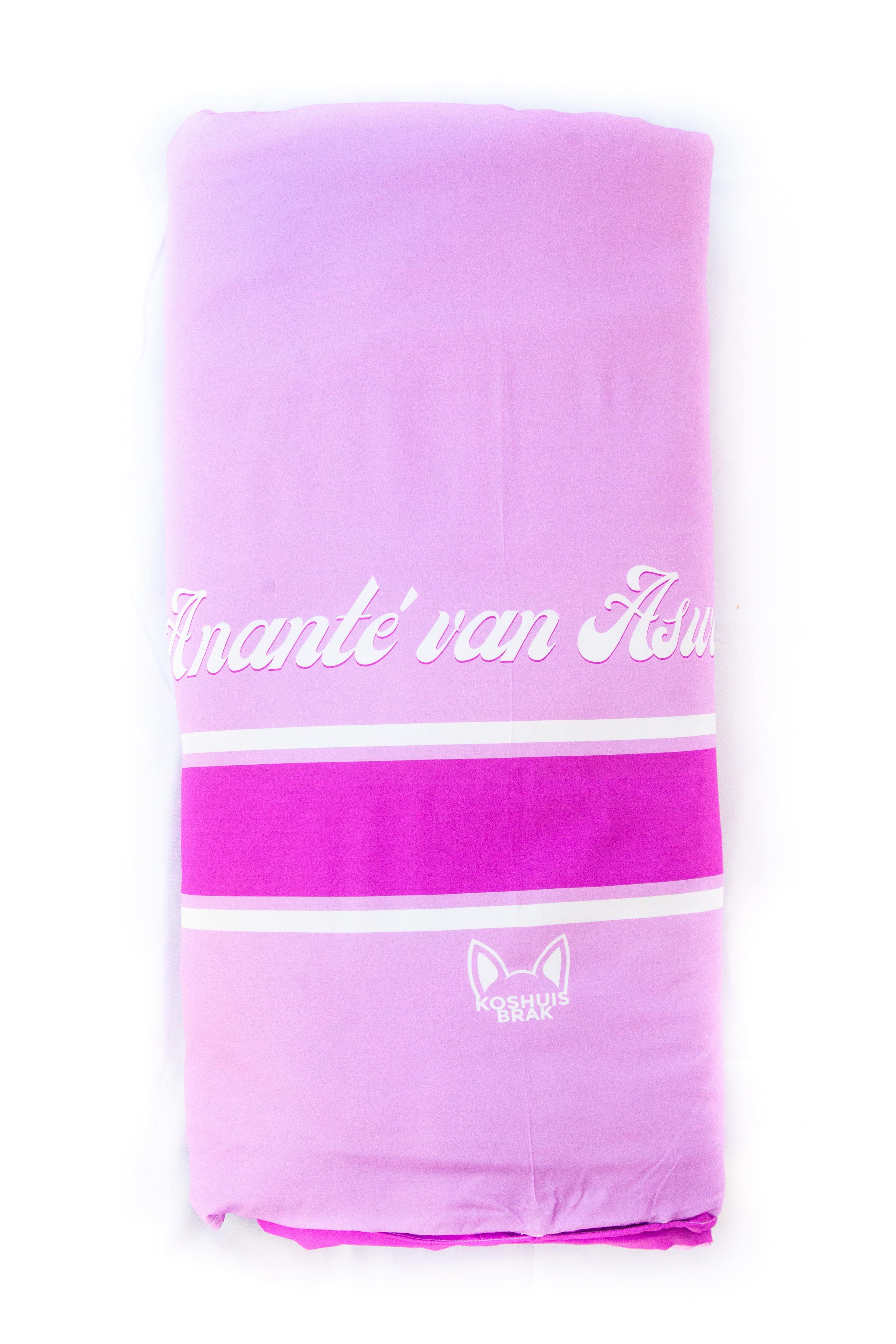 Fleece Blanket with Plain & Single Left-Stripe Pattern (Available in 6 Colours)