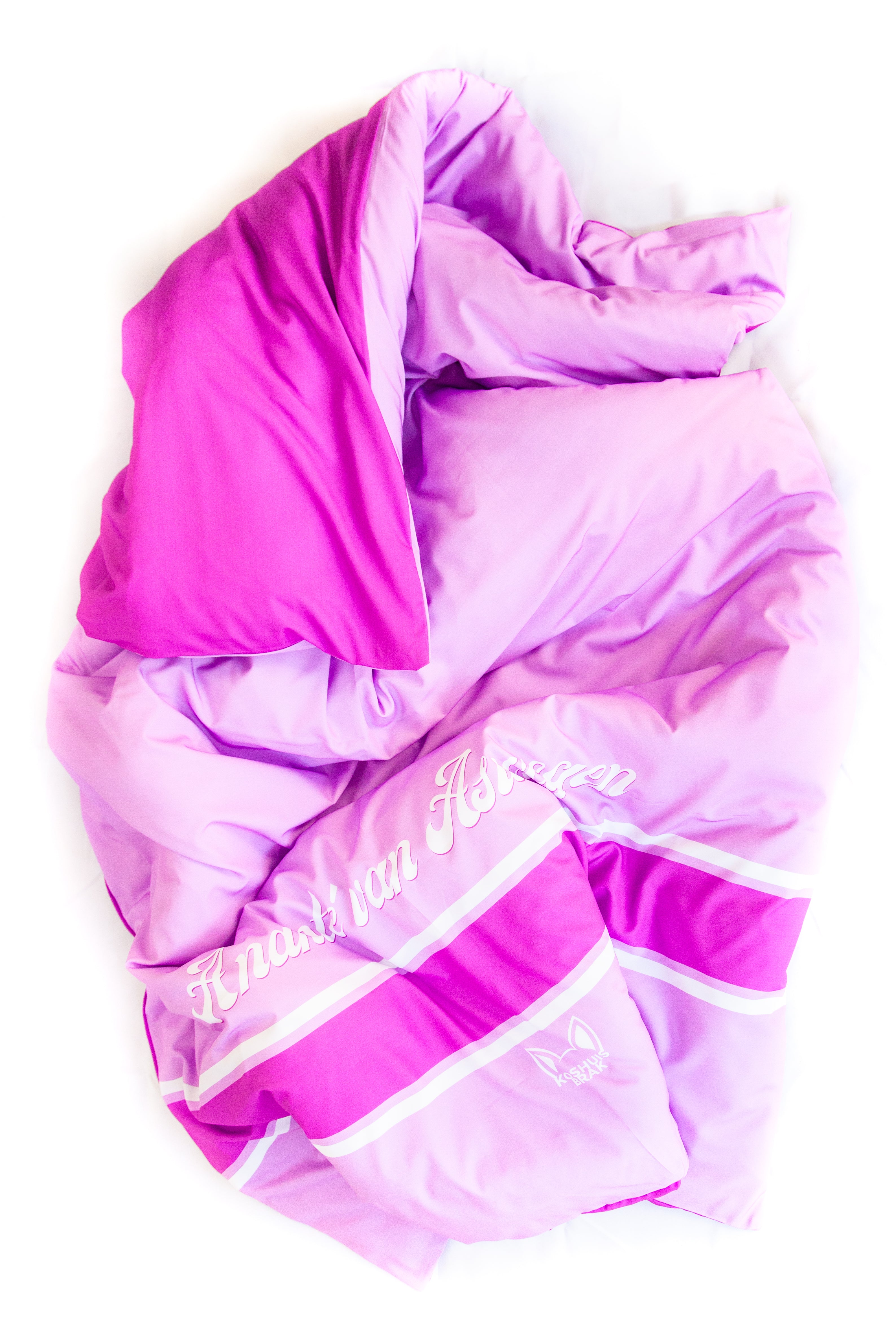 Duvet Cover with Plain & Single Left-Stripe Pattern (Available in 6 Colours)