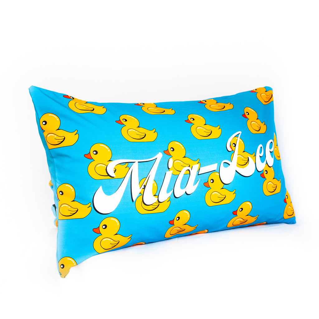 Pillowcase with Duck Pattern (Available in 3 Colours)