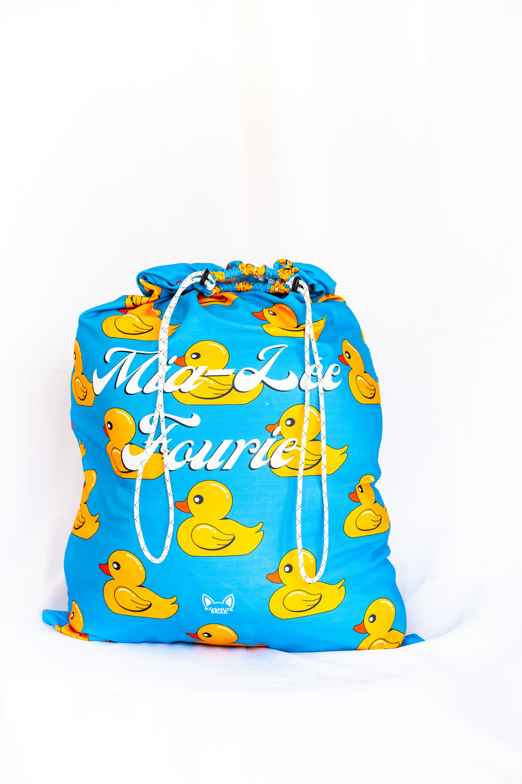 Laundry Bag with Duck Pattern (Available in 3 Colours)