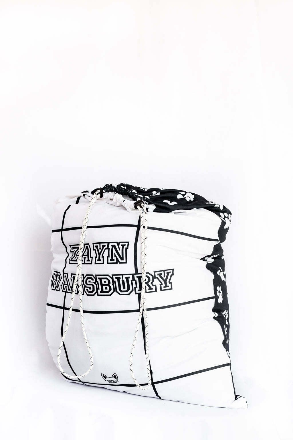 Laundry Bag with Paw Pattern (Available in 3 Colours)