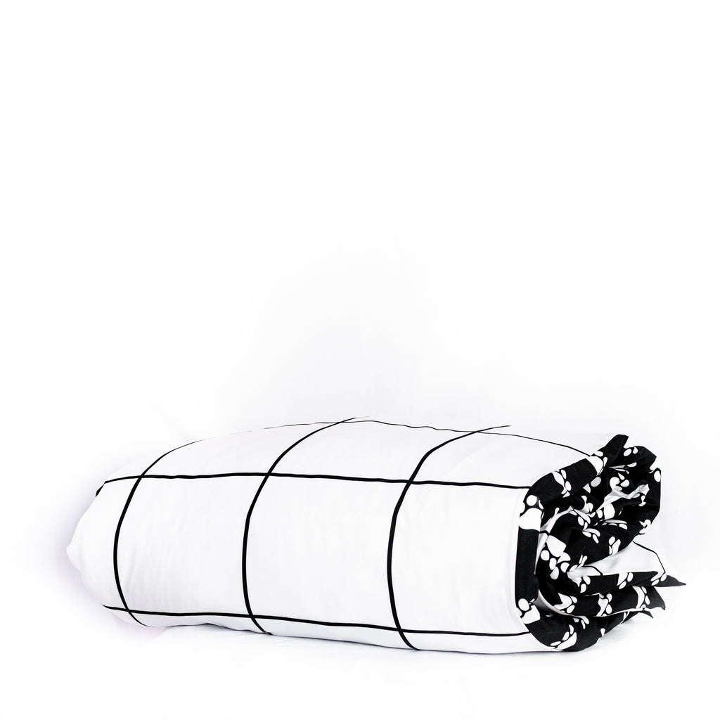 Duvet Cover with Paw Pattern (Available in 3 Colours)