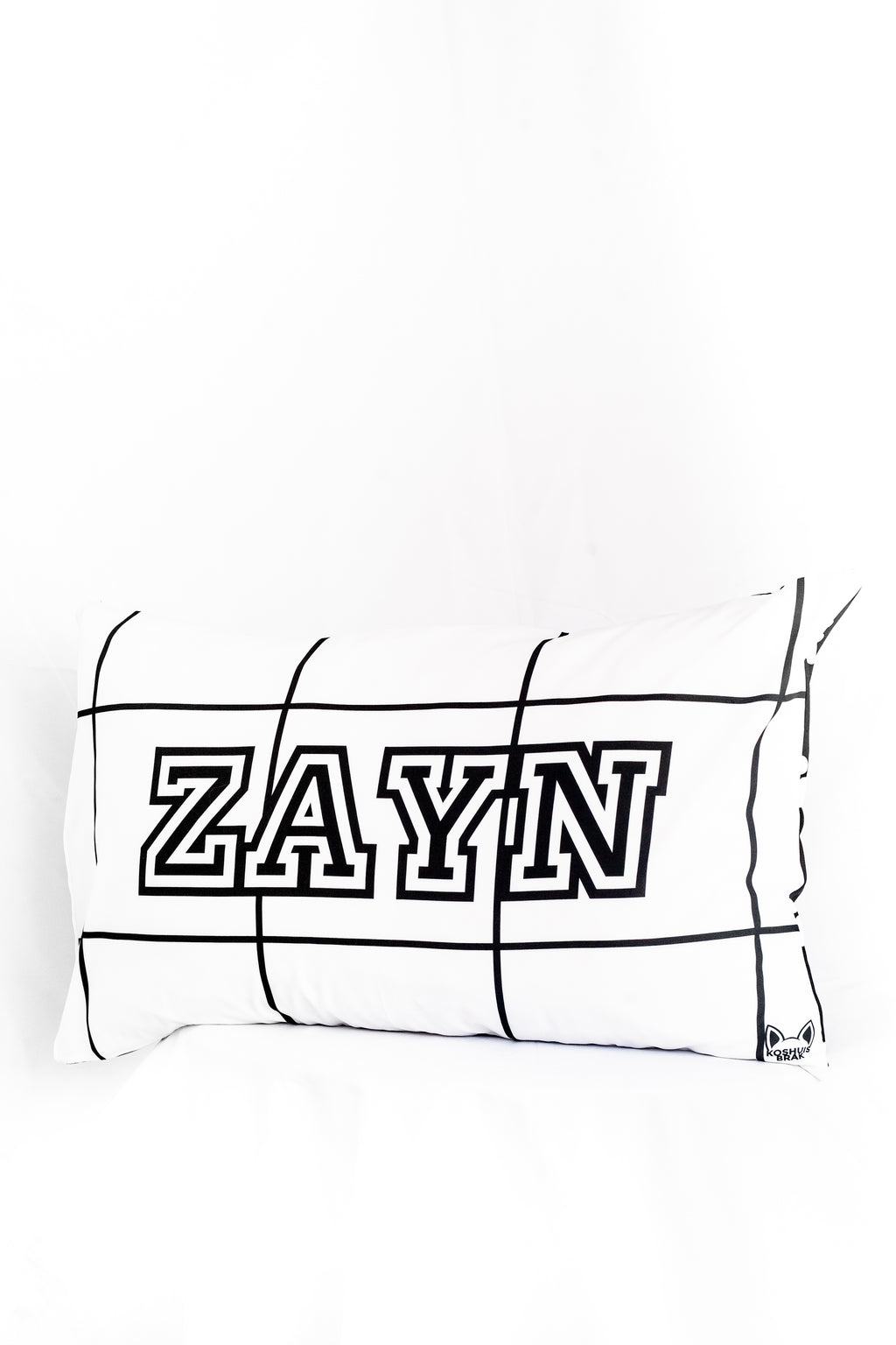 Pillowcase with Paw Pattern