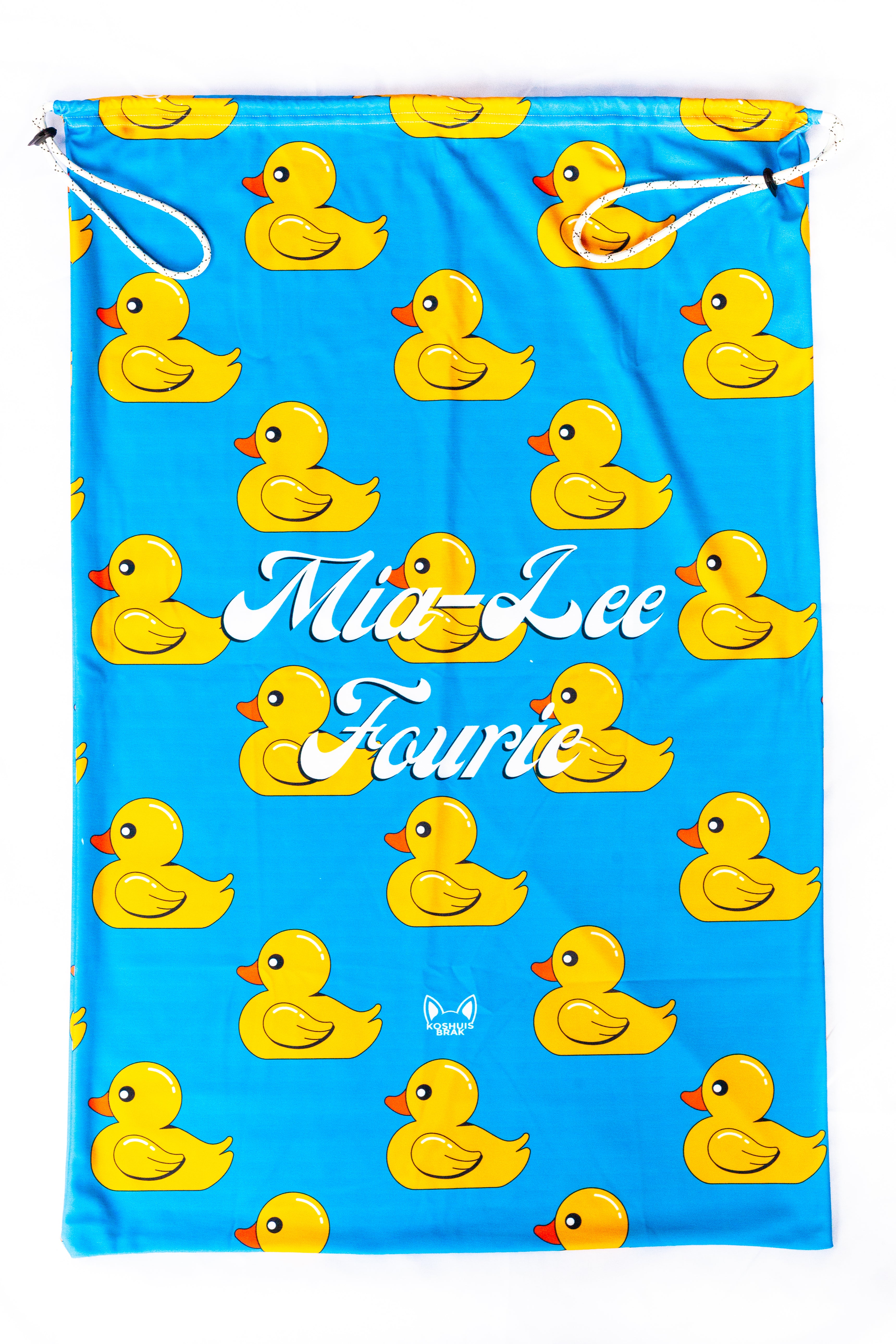 Laundry Bag with Duck Pattern (Available in 3 Colours)