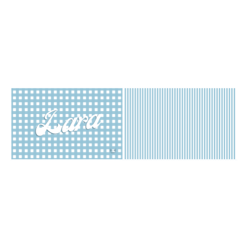 Pillowcase with Pastel Gingham Pattern (Available in 4 Colours)