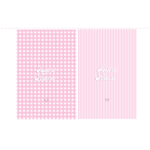 Laundry Bag with Pastel Gingham Pattern (Available in 4 Colours)