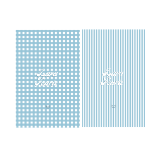 Laundry Bag with Pastel Gingham Pattern (Available in 4 Colours)